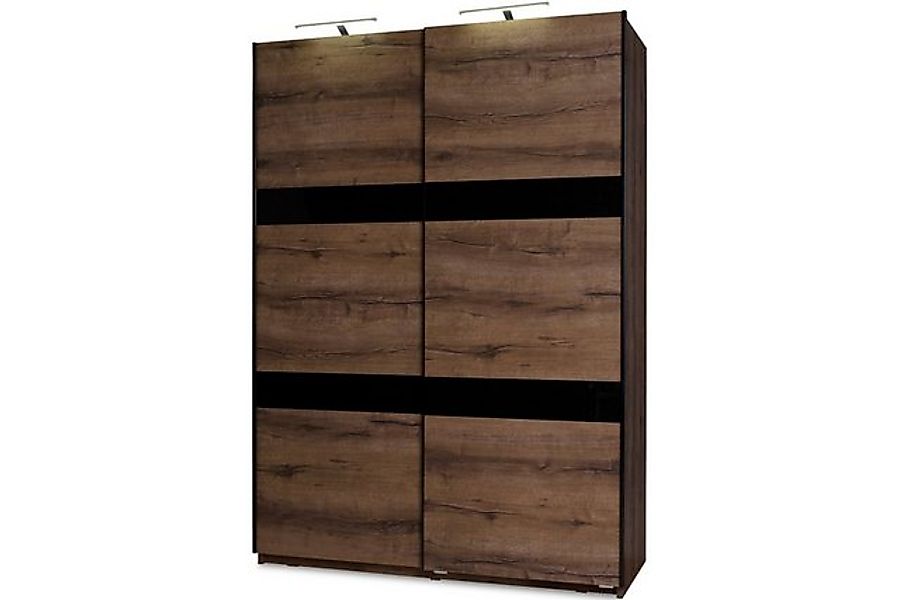 KONSIMO® Schwebetürenschrank MERO Kleiderschrank mit Türen, mit Einlegeböde günstig online kaufen