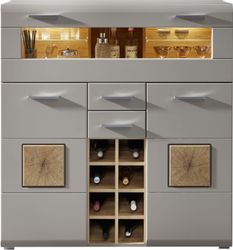 Innostyle Barschrank "FUN PLUS II" 2 Holztüren, 19 Fächer, 1 Klappe, Softcl günstig online kaufen