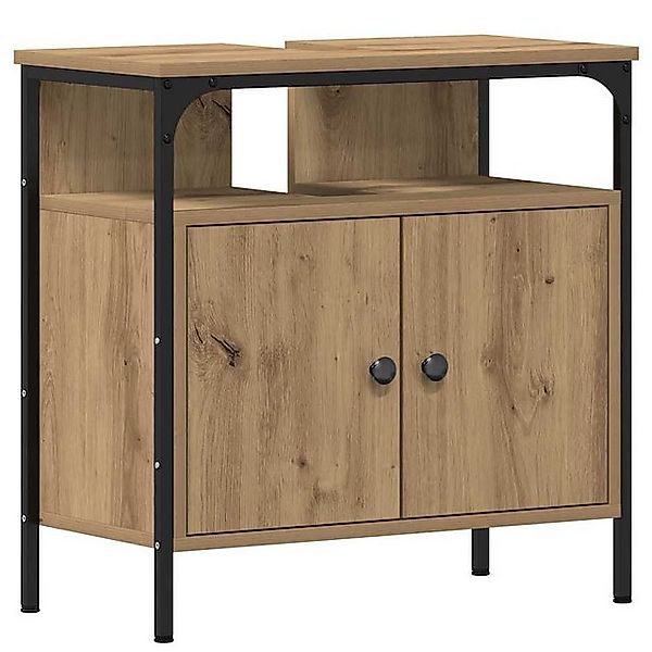 vidaXL Badezimmerspiegelschrank Waschbeckenunterschrank Artisan-Eiche 60x30 günstig online kaufen