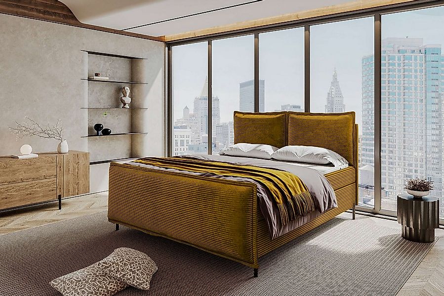 99rooms Boxspringbett Vero Plus (Schlafzimmerbett, Bett), 140/160/180/200x2 günstig online kaufen