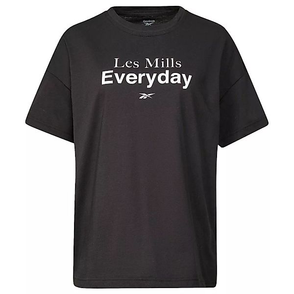 Reebok Les Mills Graphic Kurzärmeliges T-shirt XS Black günstig online kaufen