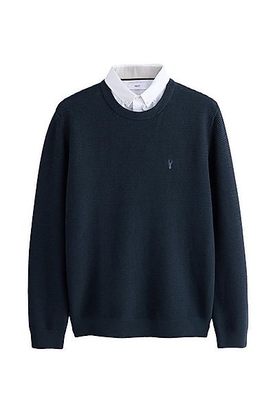 Next 2-in-1-Pullover Regular Fit Pullover mit Oxford-Hemdkragen (1-tlg) günstig online kaufen