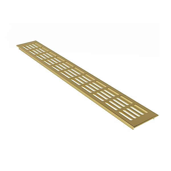 MS Beschläge Belüftungsgitter 80 x 1200 mm Stegblech Gold Eloxiert günstig online kaufen