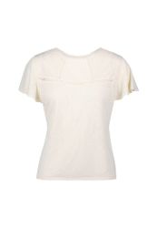 Zero Kurzarmshirt Damen Shirt mit Häkeldetails günstig online kaufen