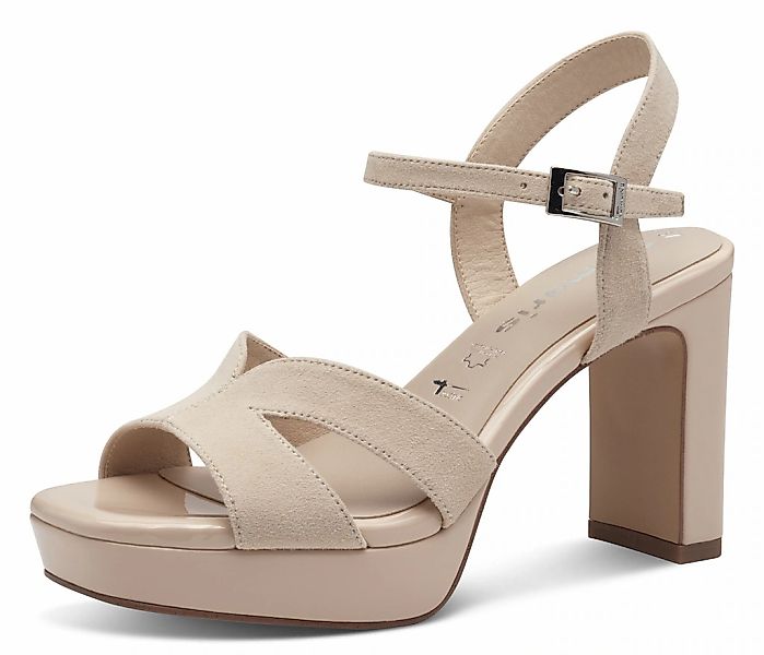 Tamaris High-Heel-Sandalette Blockabsatz, Sommerschuh, Abendschuh, mit ANTI günstig online kaufen