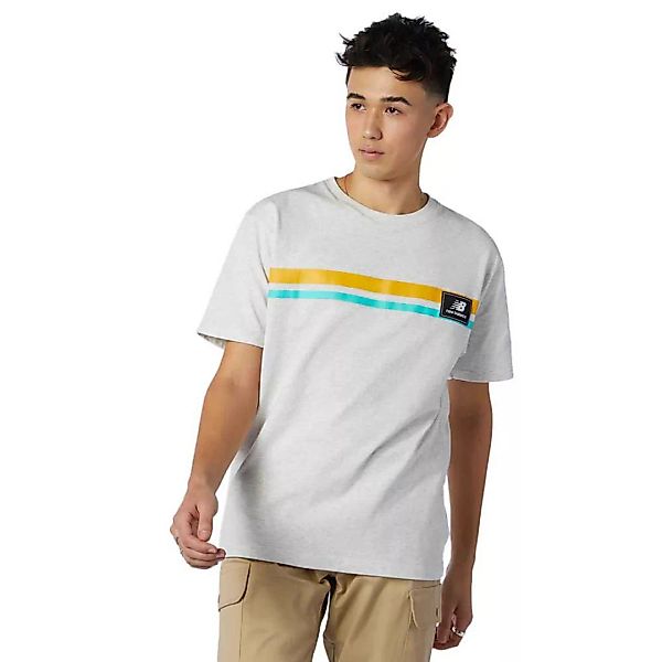 New Balance Higher Learning Badge Kurzarm T-shirt M Sea Salt Heather günstig online kaufen