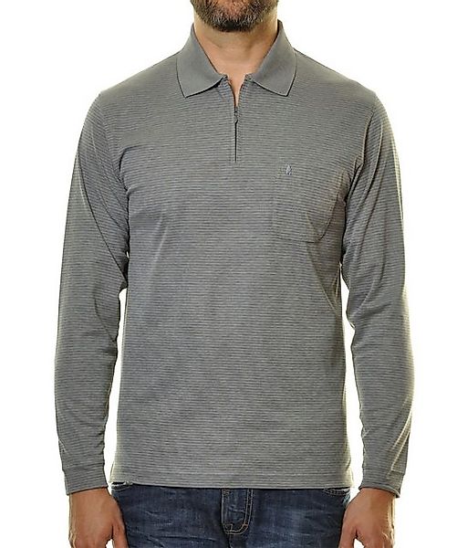 RAGMAN T-Shirt Ragman / He.Polo / Polo zip, fineliner LS günstig online kaufen