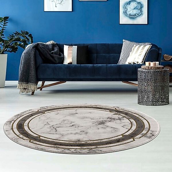 Carpet City Teppich »Noa 9266«, rund, 11 mm Höhe, Kurzflor, Modern, Weicher günstig online kaufen