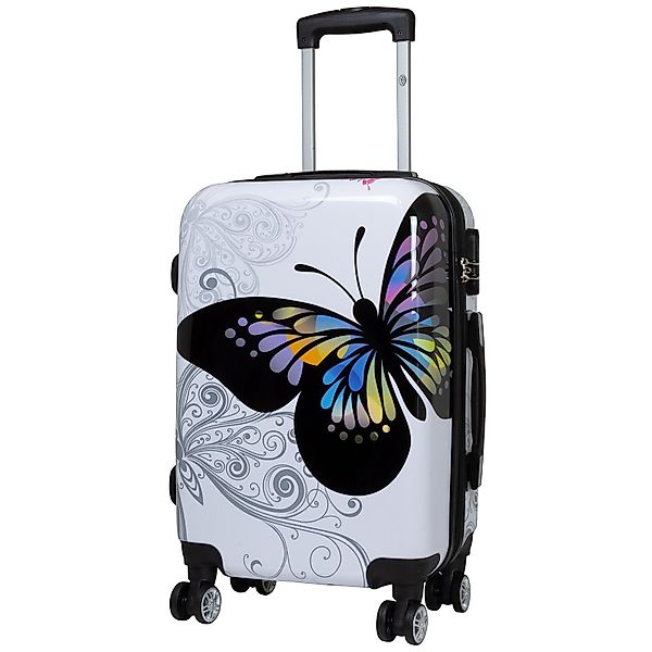 Trendyshop365 Hartschalen-Trolley Butterfly, bunter Koffer mit günstig online kaufen