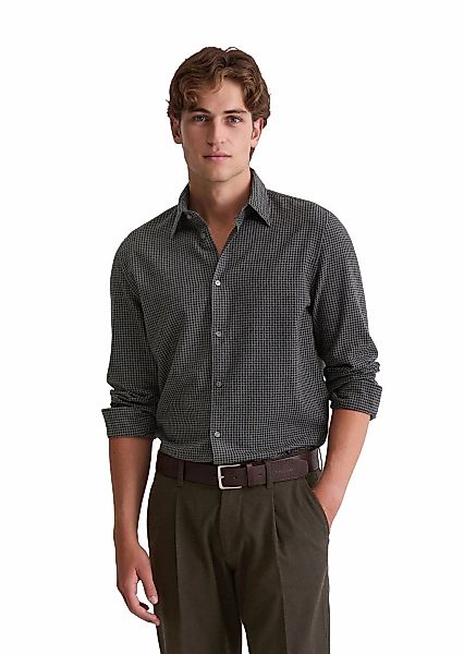 Marc OPolo Langarmhemd "aus leichtem Bio-Baumwoll-Flanell" günstig online kaufen