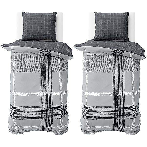 Visaggio Bettwäsche 100% Baumwolle Bettbezug Set günstig online kaufen