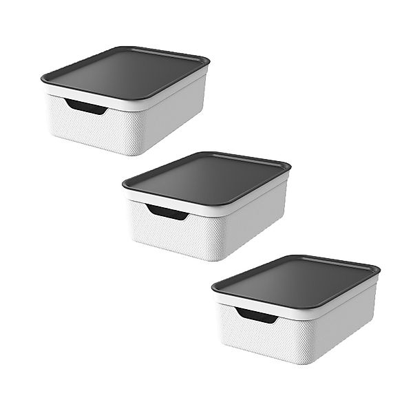 ROTHO Aufbewahrungsbox 3er Set Aufbewahrungsbox mit günstig online kaufen