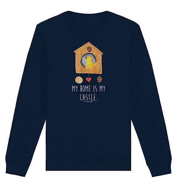 Mr. & Mrs. Panda Longpullover Vogel Haus Größe S - French Navy - Geschenk, günstig online kaufen