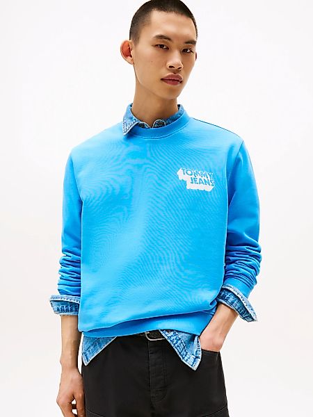 Tommy Jeans Sweatshirt "TJM REG STACK CREW EXT", Mit Rundhalsausschnitt günstig online kaufen