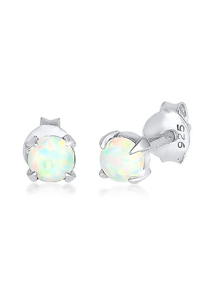 Elli Paar Ohrstecker Stecker Opal Rund günstig online kaufen