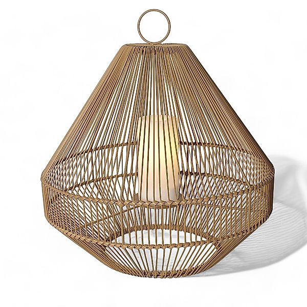 Arnusa LED Solarleuchte Laterne Rattan Optik günstig online kaufen