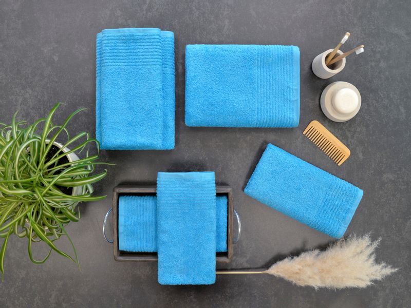 Dyckhoff Handtuch Set "Brillant" Set 6 Stk. Walkfrottee mit Streifenbordüre günstig online kaufen