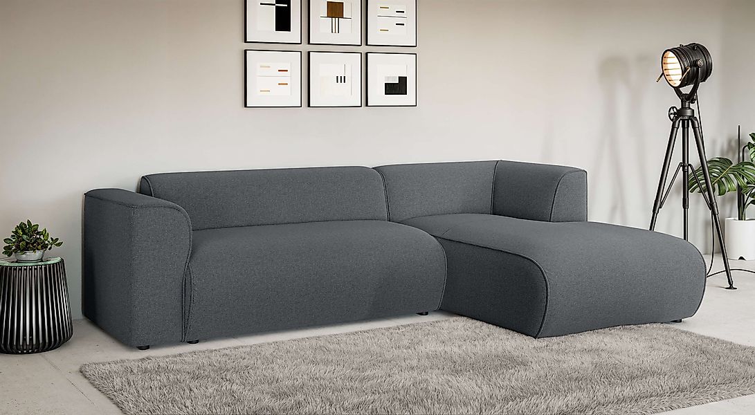 Home affaire Ecksofa »MERID L-Form (257 cm), zeitlos & stilvolles Design,« günstig online kaufen