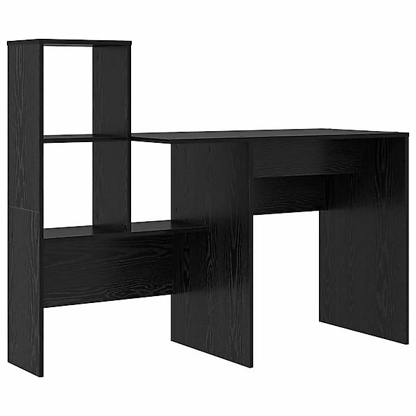 vidaXL Schreibtisch Schreibtisch Schwarz Eichen-Optik 131,5 günstig online kaufen
