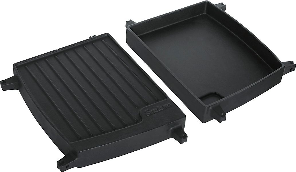 Enders Grillplattenaufsatz "Guss-Wendeplatte 1/2", Gusseisen, BxTxH: 23x32x günstig online kaufen