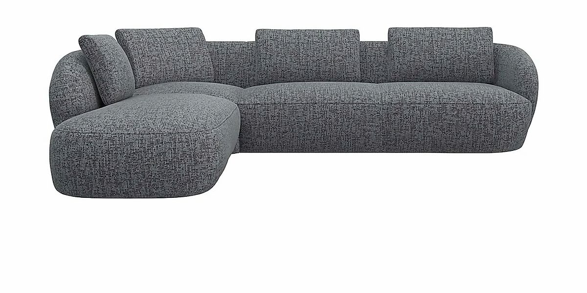 FLEXLUX "Torino, rund, L-Form, Sofa-Ecke mit Ottomane" Modernes, organische günstig online kaufen