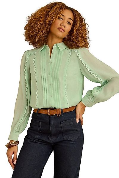 Love & Roses Langarmhemd Love & Roses Langarm-Hemd mit Spitze, Kurzgröße (1 günstig online kaufen