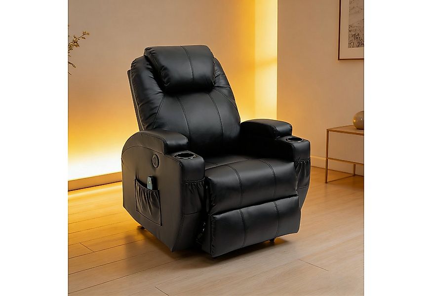 GIHAUVIA Sessel Fernsehsessel Elektrisch Relaxsessel Massagesessel mit Wärm günstig online kaufen