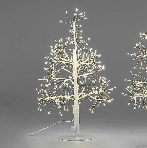 formano LED-Dekofigur Funkeleffekt, Mit Timerfunktion, Weiß, Motiv: Baum günstig online kaufen