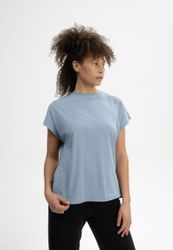 MELA Kurzarmshirt Damen T-Shirt MADHU Fein günstig online kaufen
