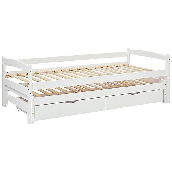 OKWISH Kinderbett Tagesbett, Einzel- und Doppelbett (mit 2 MDF-Schubladen, günstig online kaufen