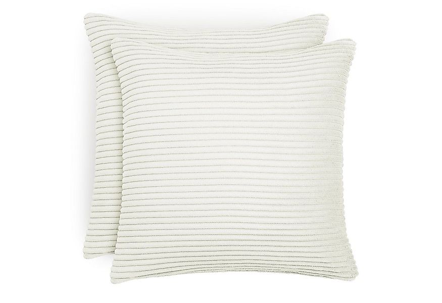 Blumtal Kissenhülle 2er Set Kissenbezug 40x40 cm– Kord Bezug, (2 Stück), we günstig online kaufen