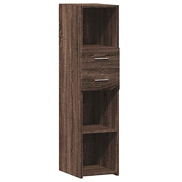 vidaXL Highboard Braun Eichen-Optik 30x42,5x124 cm Holzwerkstoff 846158 günstig online kaufen