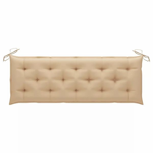 Gartenbank-auflage Beige 150x50x7 Cm Stoff günstig online kaufen