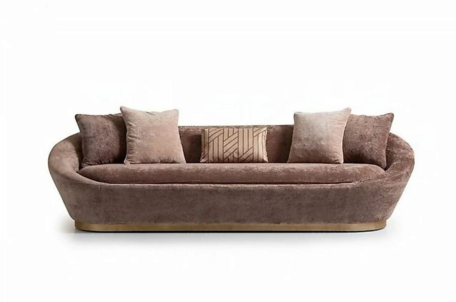 JVmoebel 3-Sitzer Beige Dreisitzer Sofa 3 Sitzer Luxus Polstersofa Couch, 1 günstig online kaufen