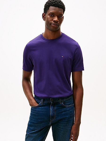 Tommy Hilfiger T-Shirt ESSENTIAL REGULAR FIT SOLID mit Stickerei unifarben, günstig online kaufen