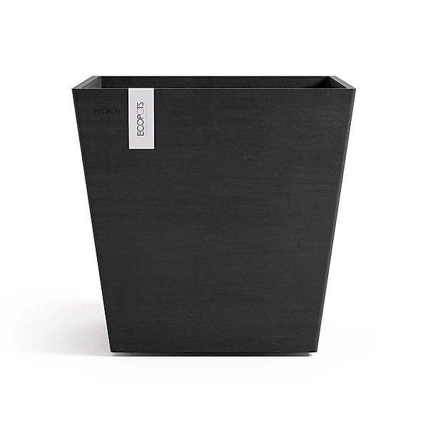 Ecopots Pflanztopf Rotterdam Dunkelgrau 45,4 cm x 44 cm günstig online kaufen