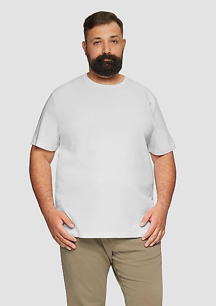 s.Oliver Kurzarmshirt T-Shirt aus reiner Baumwolle günstig online kaufen