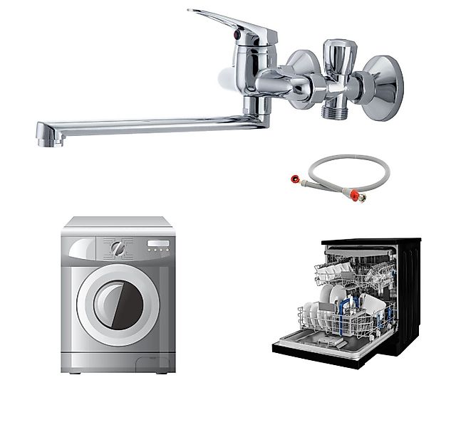 Tuganna Spültischarmatur Lobo Küchenarmatur mit Geräteanschlussventil, Schw günstig online kaufen