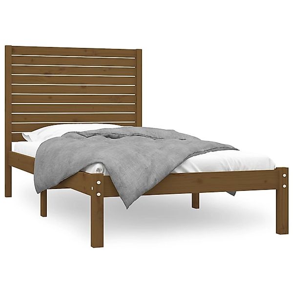 Vidaxl Massivholzbett Honigbraun 100x200 Cm günstig online kaufen