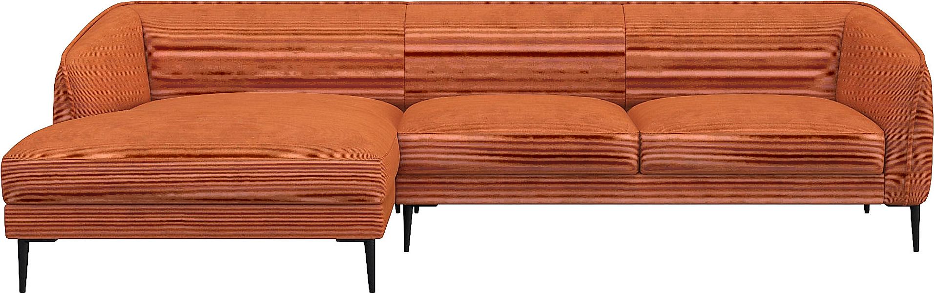 FLEXLUX Ecksofa »Belle Designsofa, L-Form, B/T 288/149 cm«, Skandinavisches günstig online kaufen