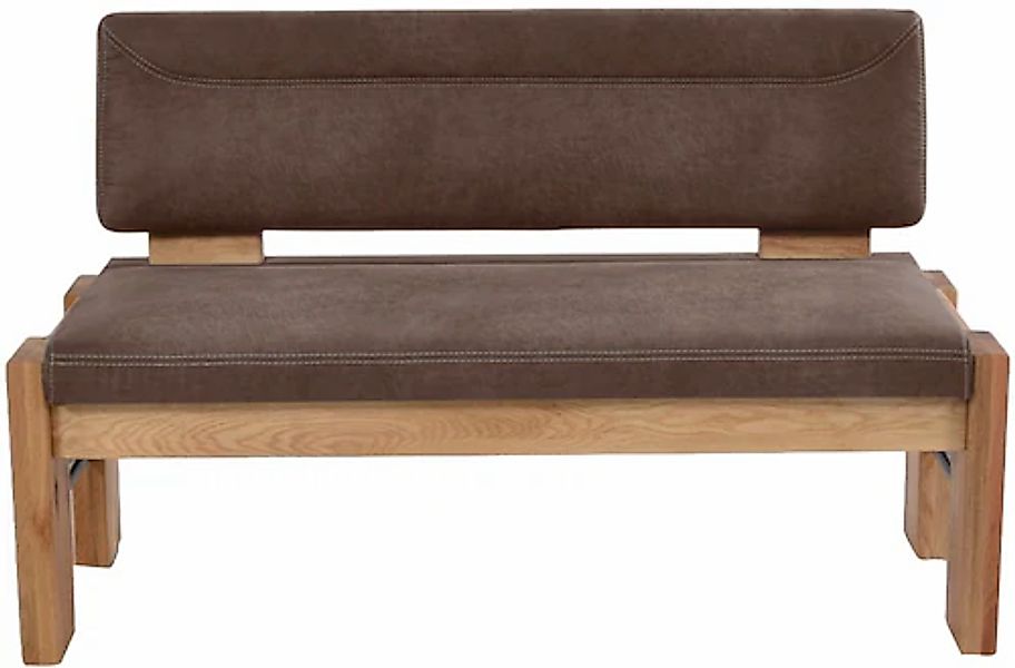 K+W Komfort & Wohnen Polsterbank gepolsterte Stauraumbank, Massivholz, in 2 günstig online kaufen