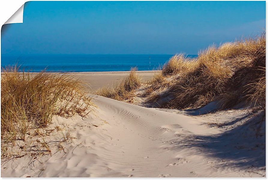 Artland Poster "Am Meer - Insel Amrum", Strand, (1 St.), als Alubild, Leinw günstig online kaufen