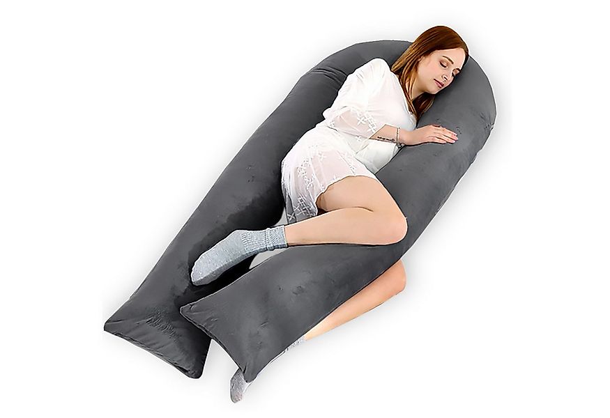 CALIYO Seitenschläferkissen Stillkissen, U-förmiges Schwangerschaftskissen günstig online kaufen