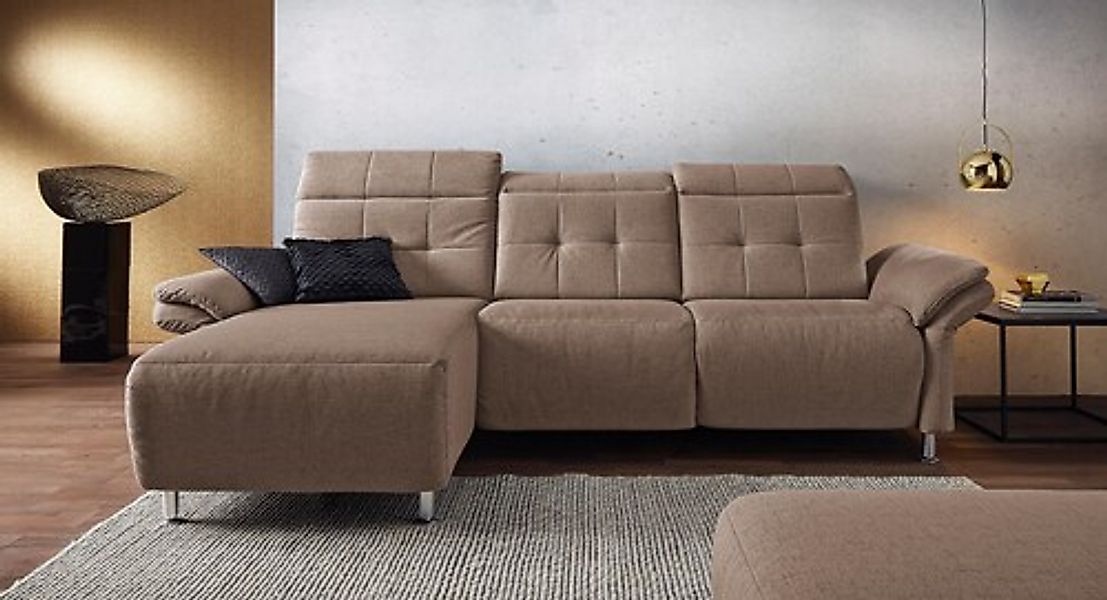 Home affaire Ecksofa »Manhattan L-Form« 2 Sitze mit elektrischer Relaxfunkt günstig online kaufen
