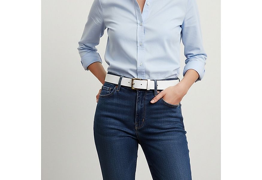 FRONHOFER Hüftgürtel 19080 (1-St) Rindsleder, ca. 2,8 cm breit, zeitloser S günstig online kaufen