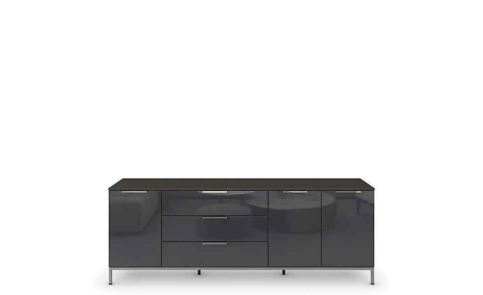 Sideboard  Frome ¦ schwarz ¦ Maße (cm): B: 199 H: 72 Kommoden & Sideboards günstig online kaufen