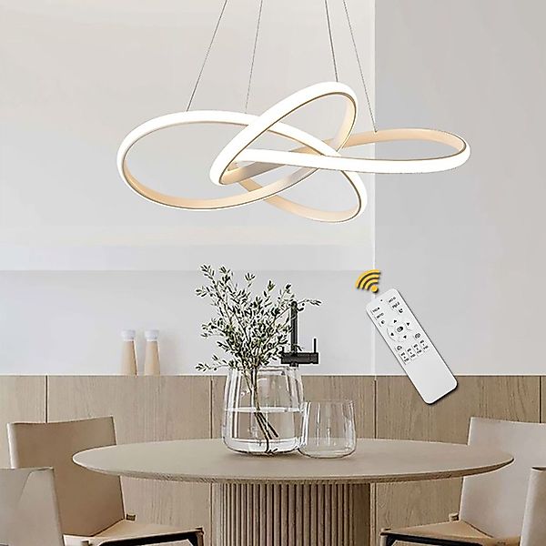 Daskoo LED Pendelleuchte LED Pendelleuchte Pendellampe,Stufenlos günstig online kaufen