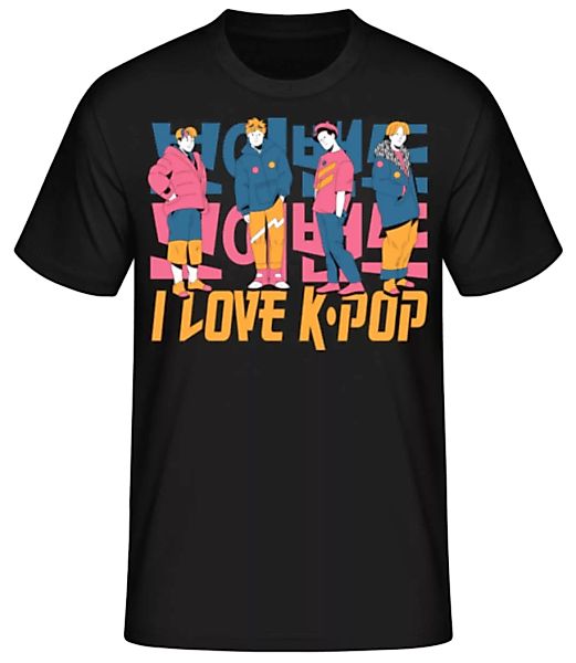I Love K Pop · Männer Basic T-Shirt günstig online kaufen