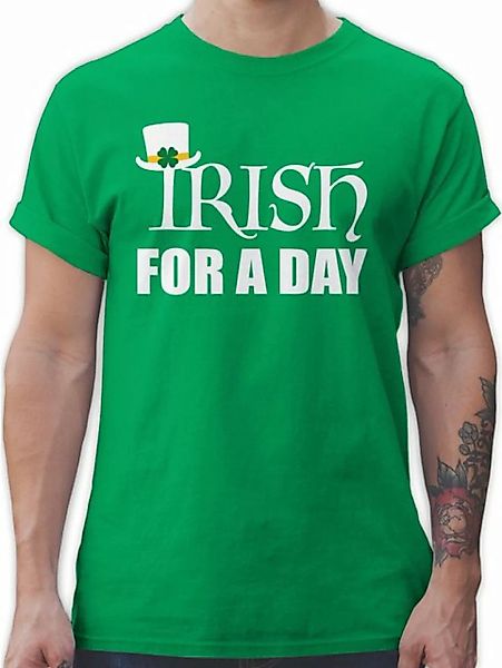 Shirtracer T-Shirt Irish for a day St. Patricks Day günstig online kaufen