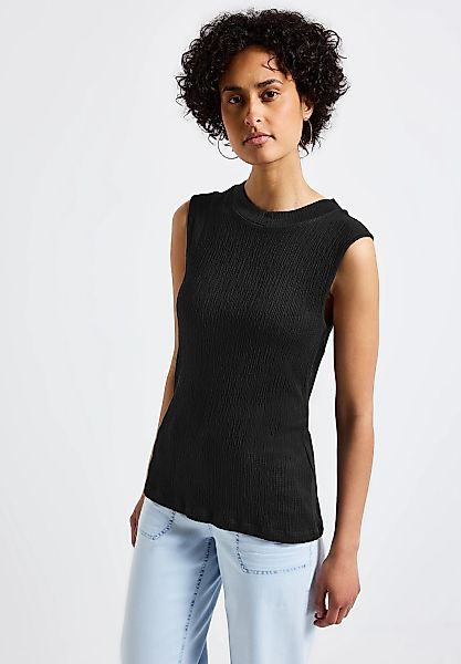 STREET ONE Stehkragenshirt, soft und weich günstig online kaufen